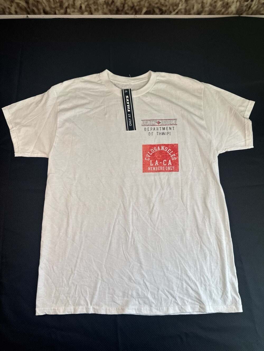 Civil Regime x Marvel Spider-Man Daily Bugle Graphic T-Shirt Size L